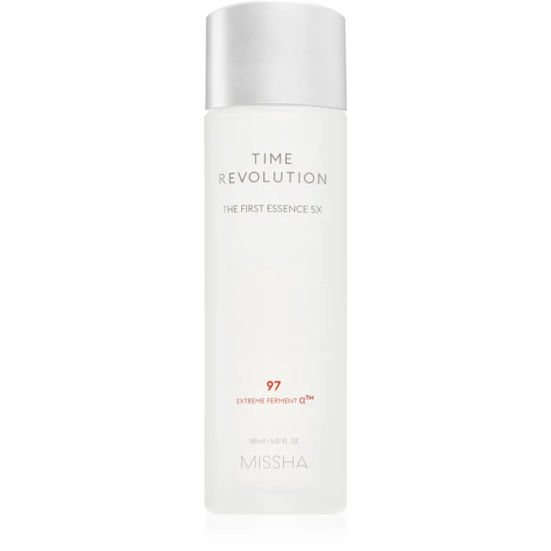 Missha Time Revolution The First Treatment Essence 5x Extreme Ferment συμπυκνωμένη ενυδατική εσάνς για αναγέννηση και ανανέωση επιδερμίδας 150 ml