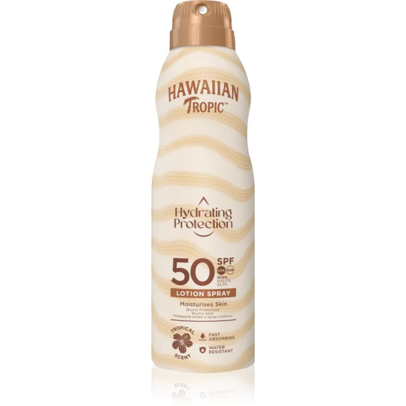 Hawaiian Tropic Hydrating Protection Lotion Spray αντηλιακό σπρέι SPF 50 220 ml