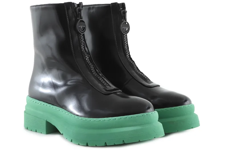 Μποτάκια Chiara Ferragni Vegan Abraded Leather CF3035_168-BLACK VEGAN Γυναικείο