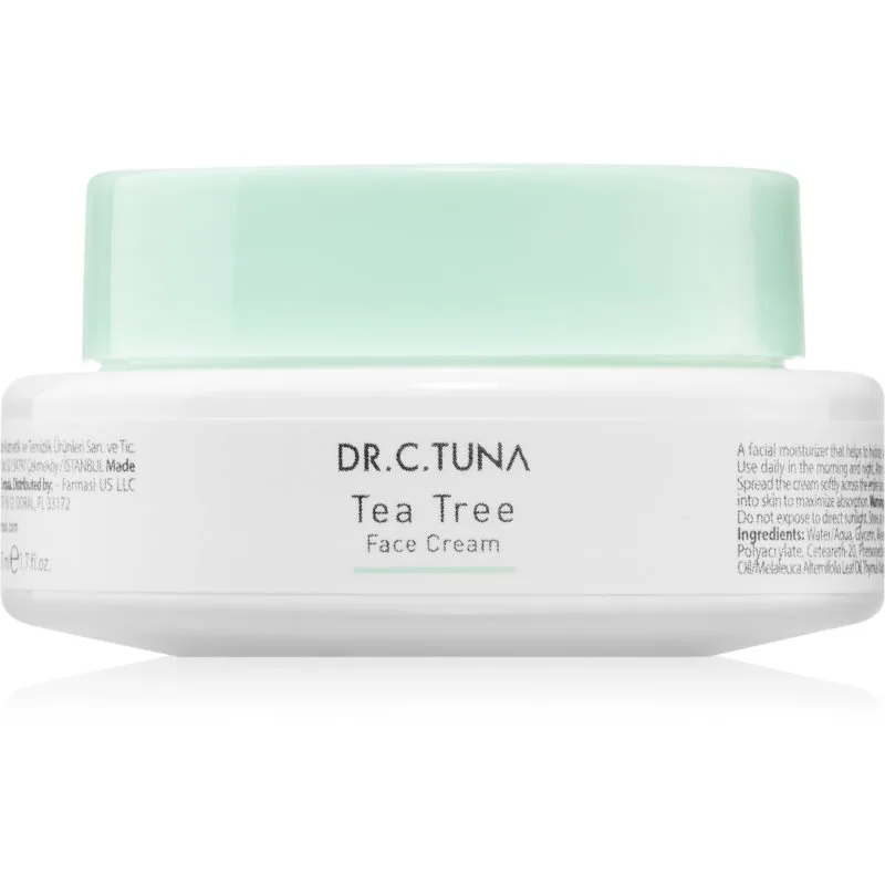 Farmasi Dr. C. Tuna Tea Tree ενυδατική κρέμα για λιπαρή επιδερμίδα 50 ml