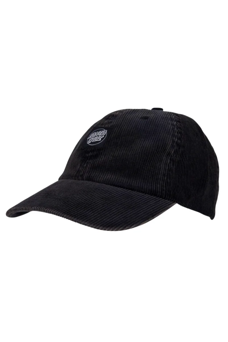 SANTA CRUZ Καπέλα Opus Dot Label Cap - Μαύρο-SCA-CAP-9531-BLACK