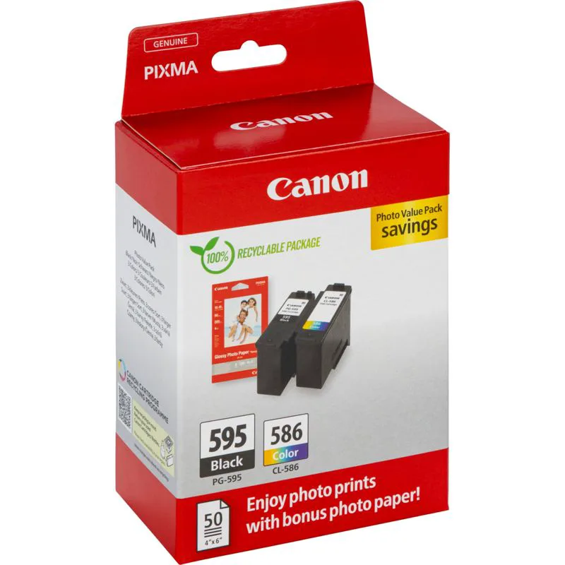 Canon PG-595 / CL-586 Photo Value Pack