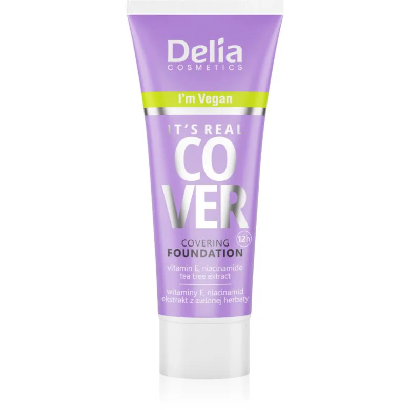 Delia Cosmetics It's Real Cover Make-Up κάλυψης απόχρωση 206 honey 30 ml