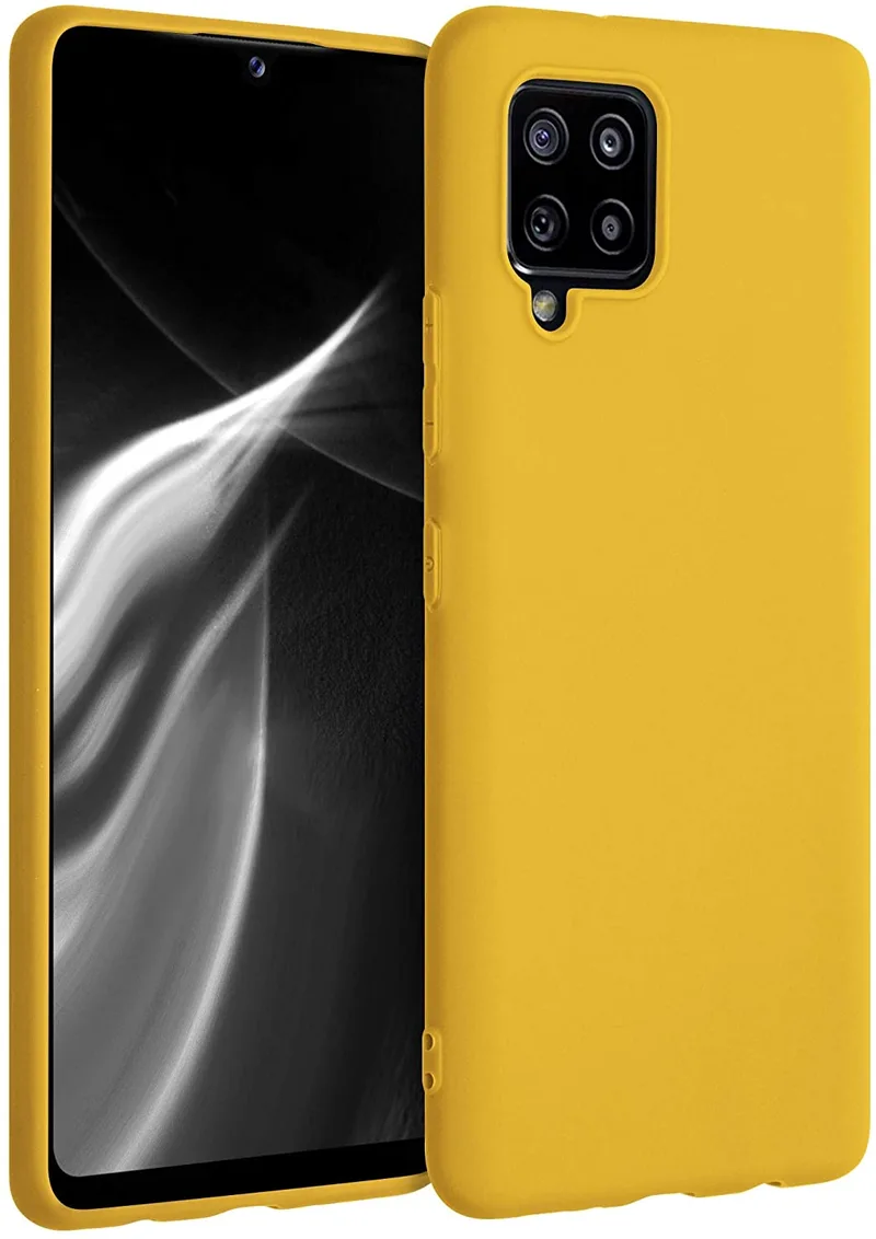 KWmobile Θήκη Σιλικόνης Samsung Galaxy A42 5G - Honey Yellow (53804.143)