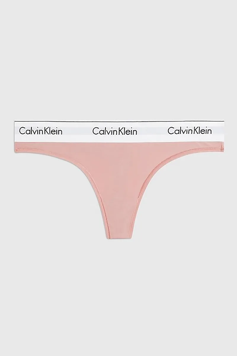 Calvin Klein Γυναικείο εσώρουχο string με εξωτερικό λάστιχο-F3786E-TQO