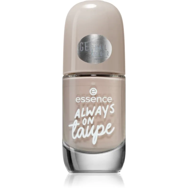 essence Gel Nail Colour βερνίκι νυχιών απόχρωση 37 ALWAYS ON taupe 8 ml