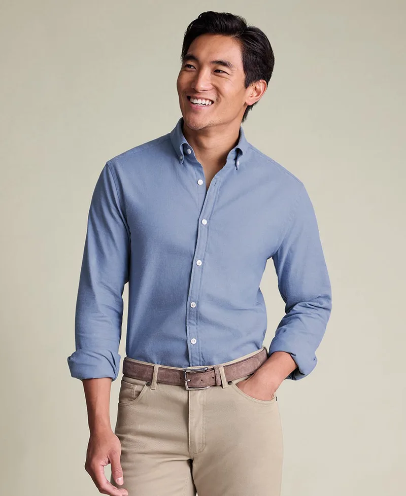 Charles Tyrwhitt Ανδρικό Βαμβακερό Πουκάμισο Oxford