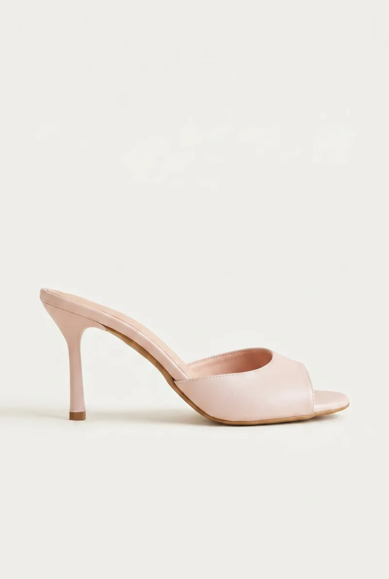 TFP Stiletto Mules - 707 - Ροζ Matte