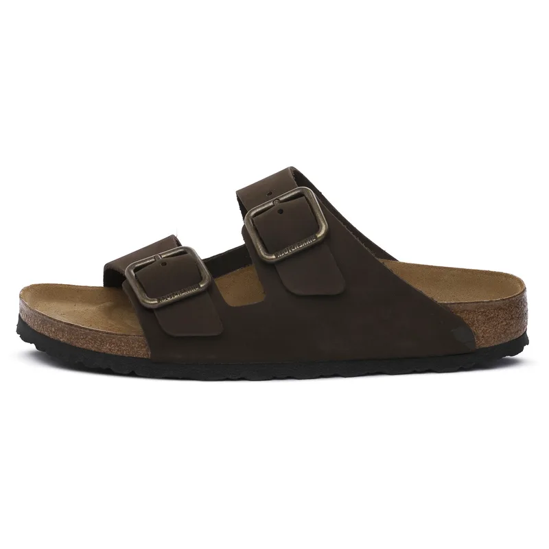 Mules BIRKENSTOCK ARIZONA WB MOCCA NABOUCK CALZ S