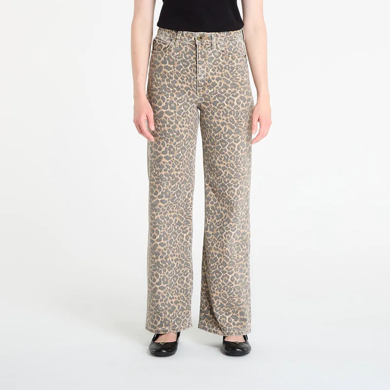 Τζιν GUESS Wide Leg Brown W28