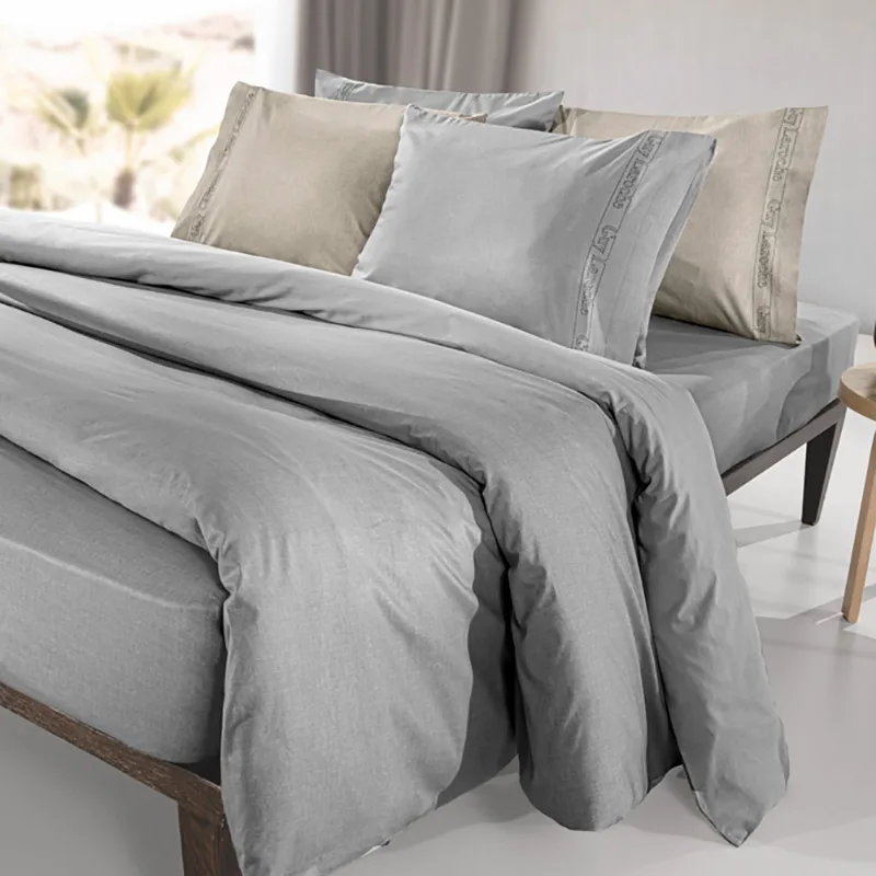 Σεντόνι Μεμονωμένο Διπλό 200X265 Guy Laroche Color Plus Silver Χωρίς Λάστιχο (200x265)