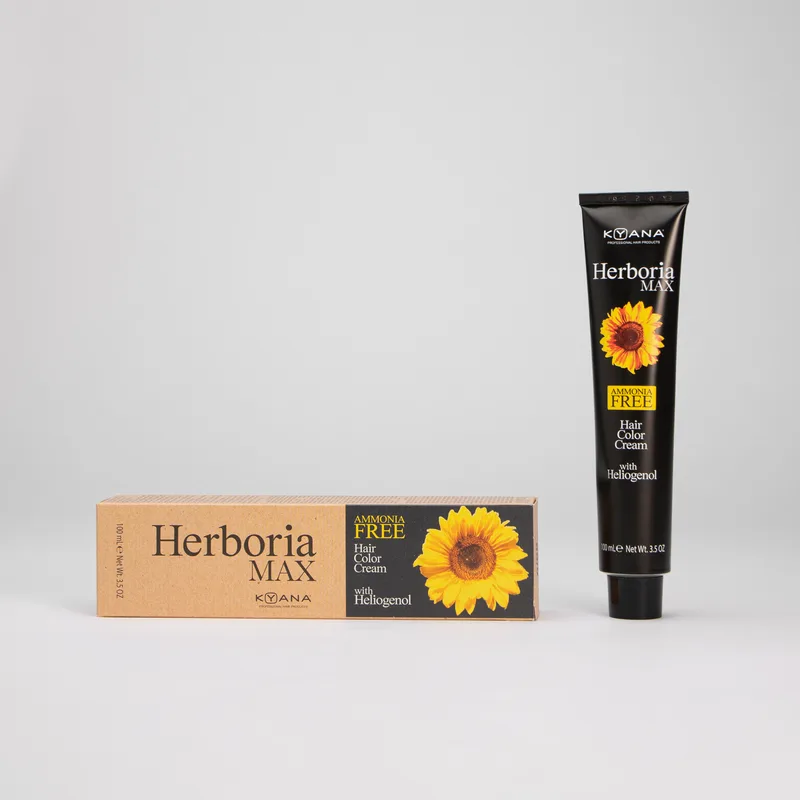 HERBORIA MAX 100ml / Επαγγελµατική βαφή διαρκείας χωρίς αµµωνία 00/33 Έντονο χρυσαφί
