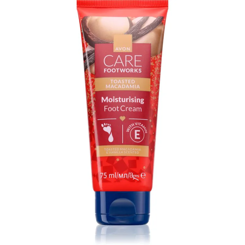 Avon Care Toasted Macadamia εντατική κρέμα για τα πόδια 75 ml