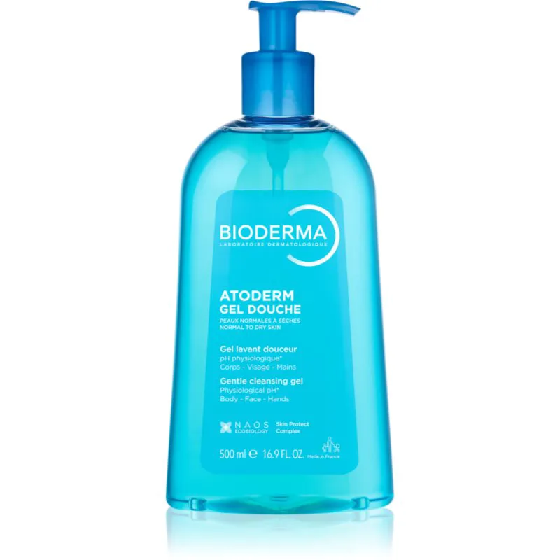 Bioderma Atoderm Gel απαλό τζελ για ντους για ξηρό και ευαίαισθητο δέρμα 500 ml