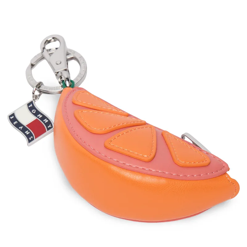 Πορτοφόλι για κέρματα Tommy Jeans Tjw Fruit Coin Purse Πορτοκαλί AW0AW18598 Πορτοκαλί