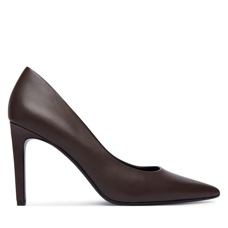 Γόβες Calvin Klein Ess Stiletto 90 HW0HW02608 Καφέ