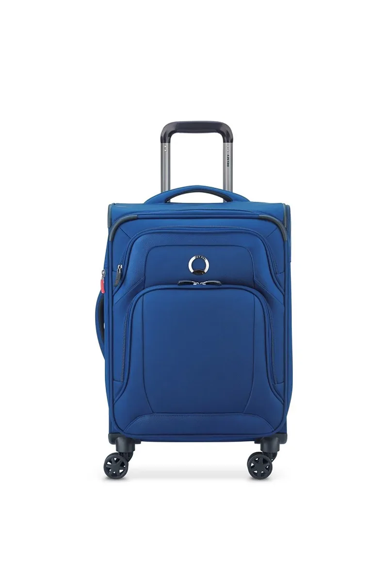 Delsey unisex βαλίτσα καμπίνας expandable soft μονόχρωμη με διπλές ρόδες "Optimax" 55 x 36,5 x 24 - 26 cm - 328580102T9
