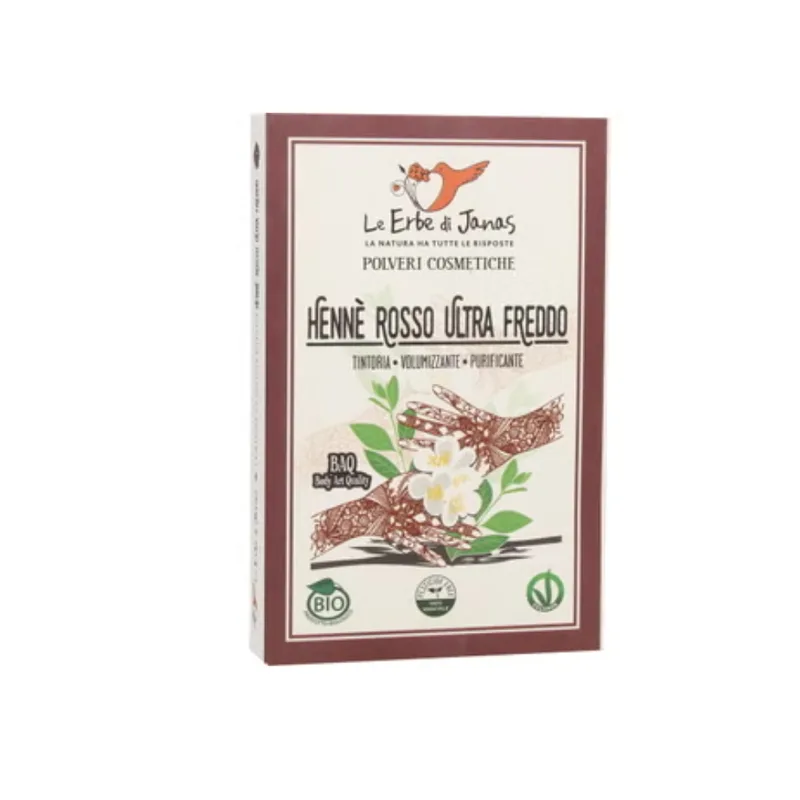 Le erbe di janas Red Henna Ultra Cold, 100g