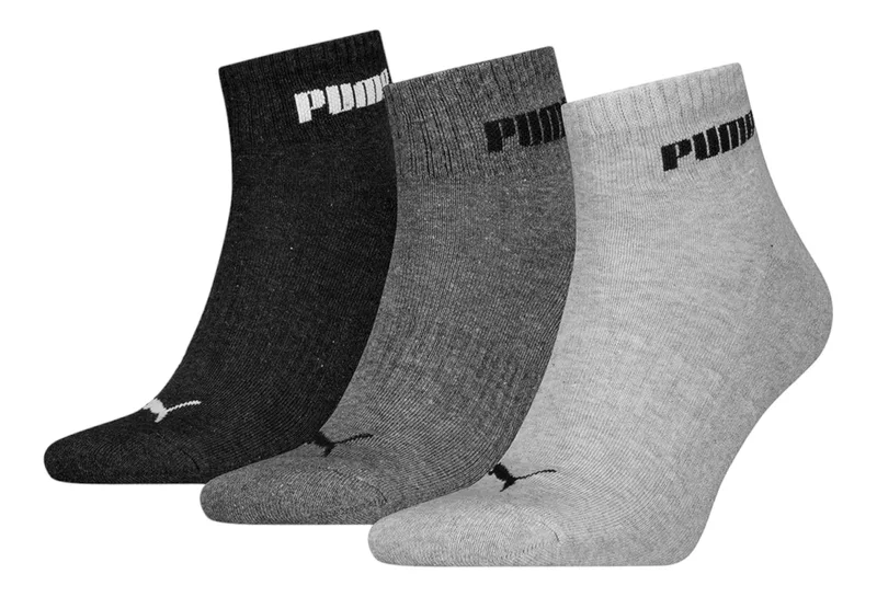 Κάλτσες Puma New Generation Cushioned Quarter 3P 701225904-003