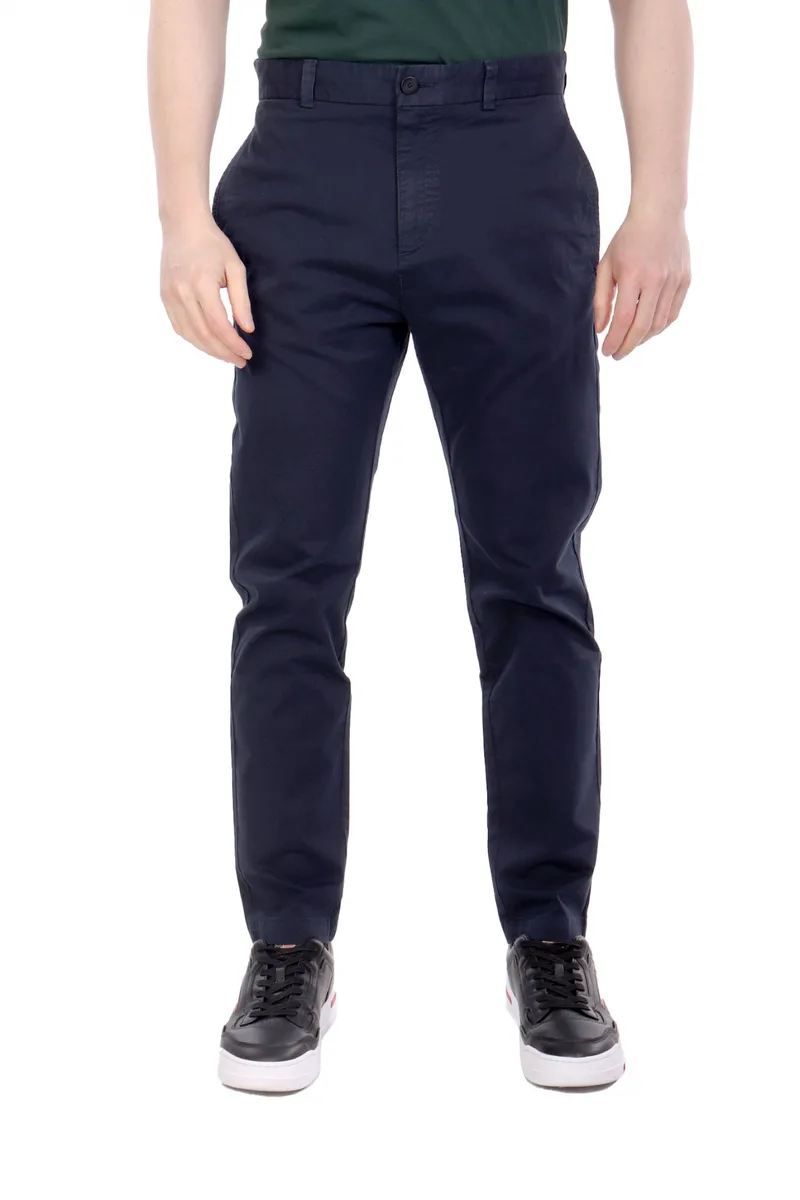HUGO ΠΑΝΤΕΛΟΝΙ CHINO DAVID251D SLIM FIT ΣΚΟΥΡΟ ΜΠΛΕ