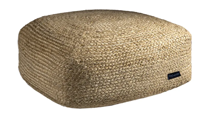 Πούφ Boho Natural 65x65x30