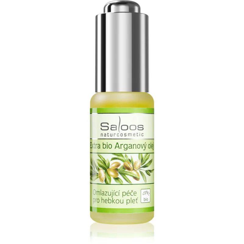 Saloos Cold Pressed Oils Extra Bio Argan βιο αργανέλαιο με αναζωογονητικά αποτέλεσματα 20 ml