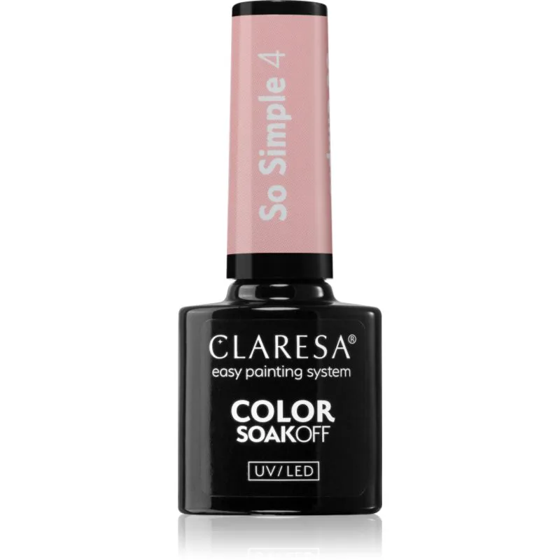 Claresa SoakOff UV/LED Color So Simple τζελ βερνίκι νυχιών απόχρωση 4 5 γρ