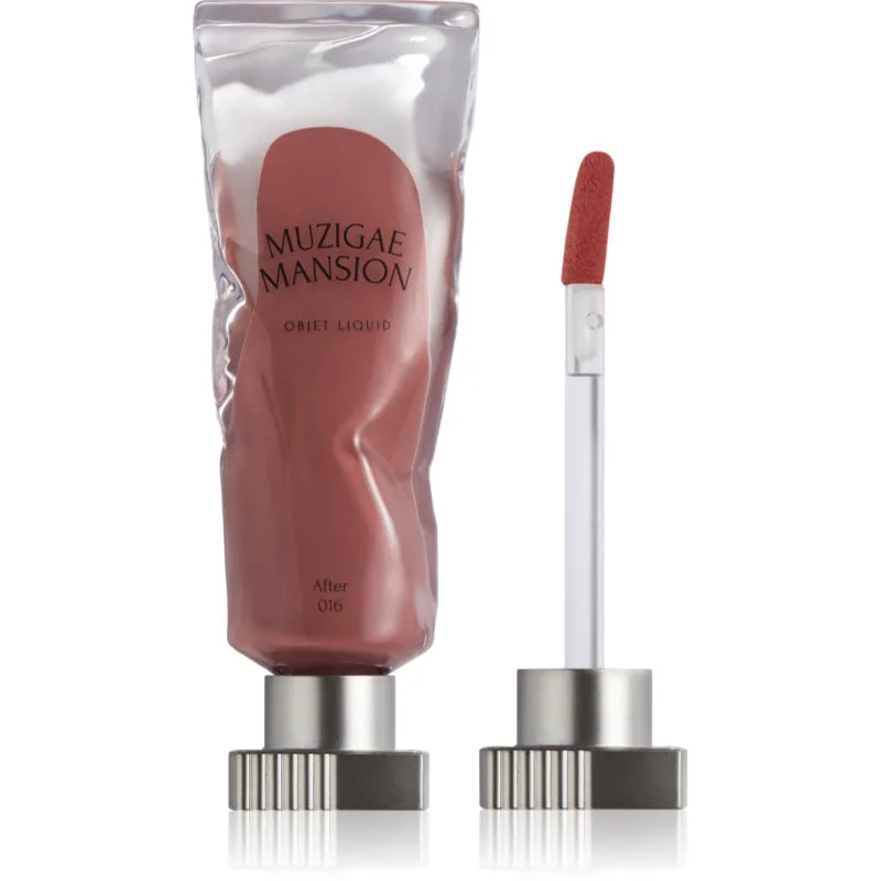 MUZIGAE MANSION Objet Liquid μακράς διαρκείας ρευστό κραγιόν με ματ αποτελέσματα απόχρωση 016 After 6 ml