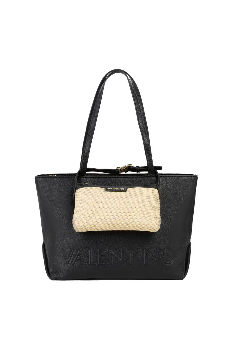Valentino γυναικεία τσάντα tote "Maiam" - 74LVBS9TE01GRA Μαύρο