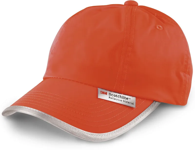 Καπέλο με ανακλαστική ταινία Result Caps RC035X Fluorescent Πορτοκαλί
