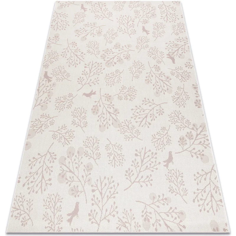 Χαλιά Rugsx Χαλί FLAT 48774/526 Φύλλα Πουλίs - 200x290 cm