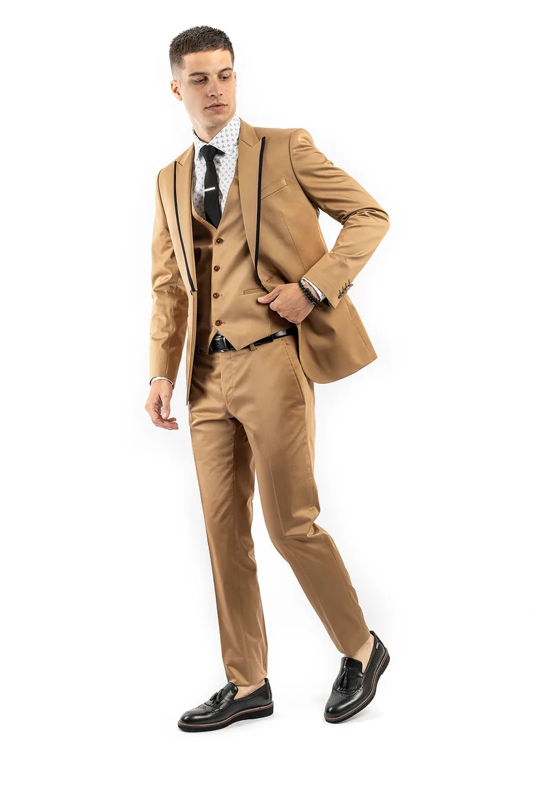 Κοστούμι Extra Slim Fit - Tabacco