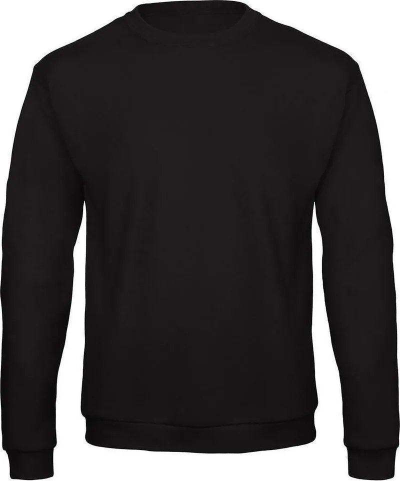 Unisex Φούτερ Crewneck- WUI23 B&C ID202 50/50 Black