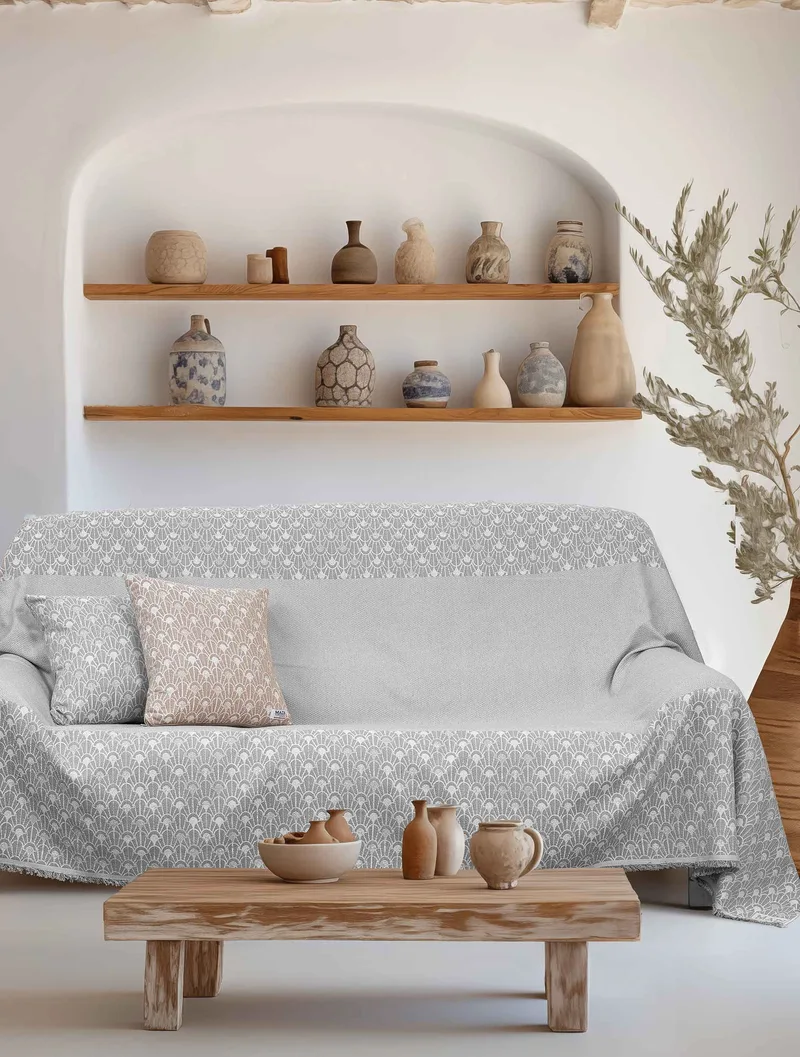 Ριχτάρι Πολυθρόνας Madi Dominor Grey 170x180