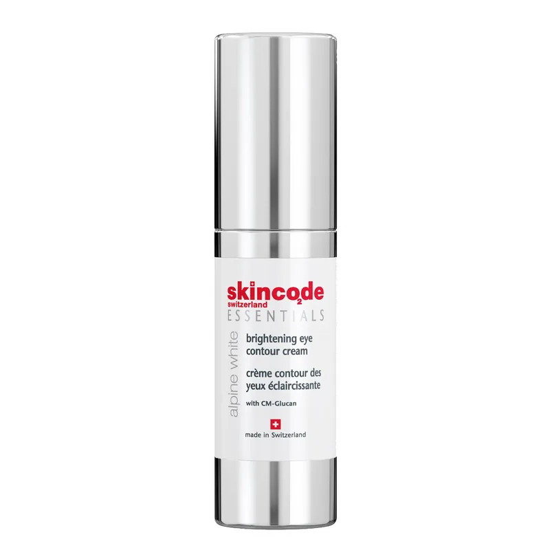 Skincode Alpine White Brightening Eye Contour Cream Κρέμα Λάμψης Ματιών, Αναδεικνύει την Περιοχή Γύρω από τα Μάτια 15ml