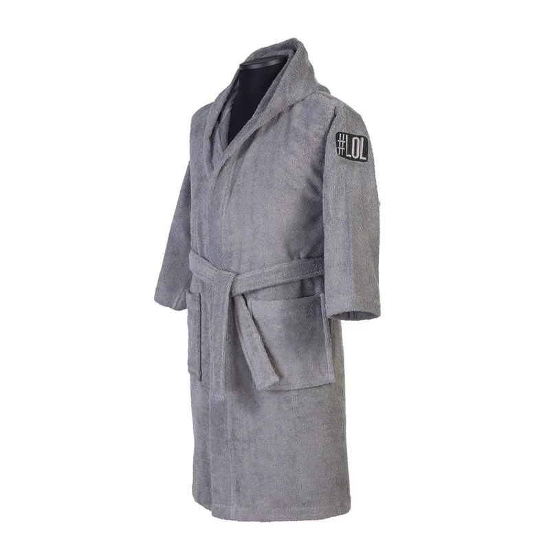 Παιδικό Μπουρνούζι Nef-Nef Homeware Junior Kids21 Grey-1176 No08 No08