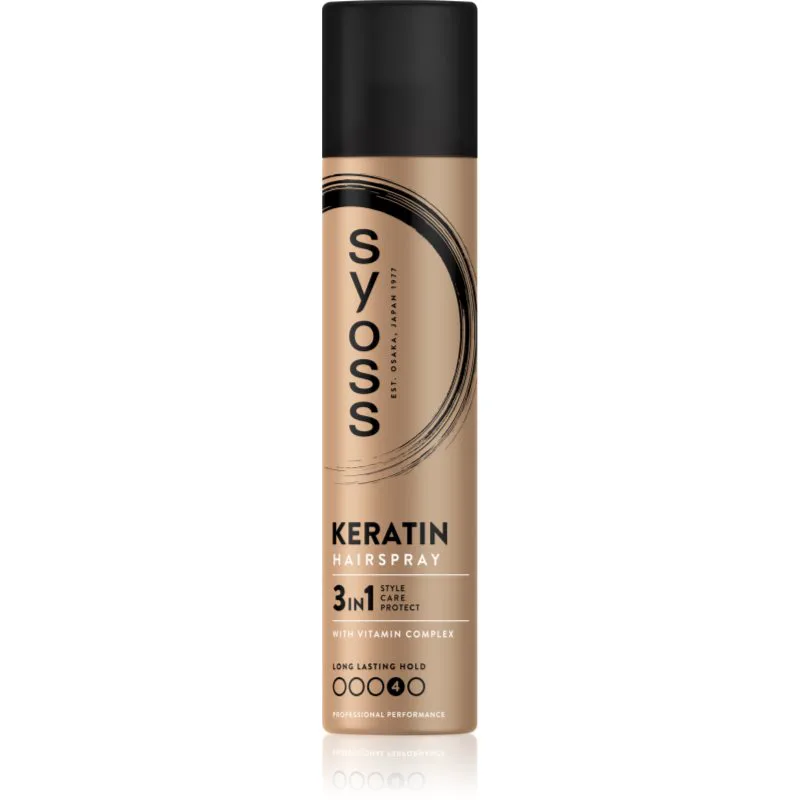 Syoss Keratin Hairspray λακ μαλλιών με εξτρα δυνατό κράτημα 300 ml