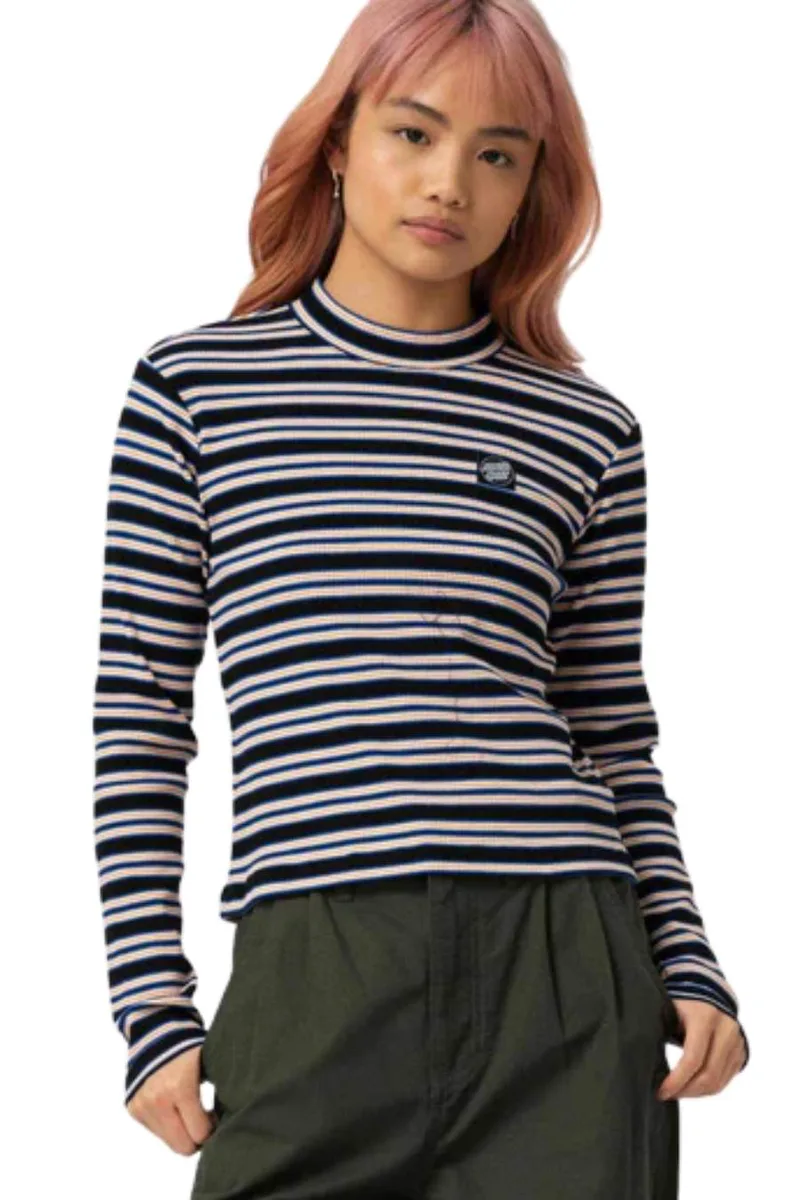 SANTA CRUZ Μακρυμάνικες Μπλούζες Opus Dot Mock Neck LS Top - MULTI-SCA-WTL-1119