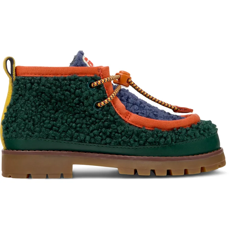 CAMPER Bobo Choses x Camper - Μπότες Για Κορίτσια - Πράσινο,Μπλε,Κίτρινο, Μέγεθος 27, Cotton fabric/Smooth leather