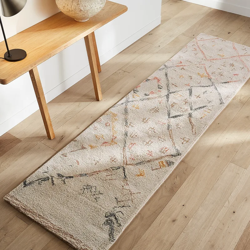 Χαλί διαδρόμου σε στυλ berber 80x200 cm Μ80xΠ200cm