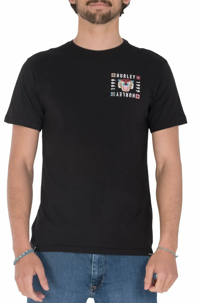 Μπλούζα Κοντομάνικη Hurley M Bengal MTSEU00002-010 Ανδρικό