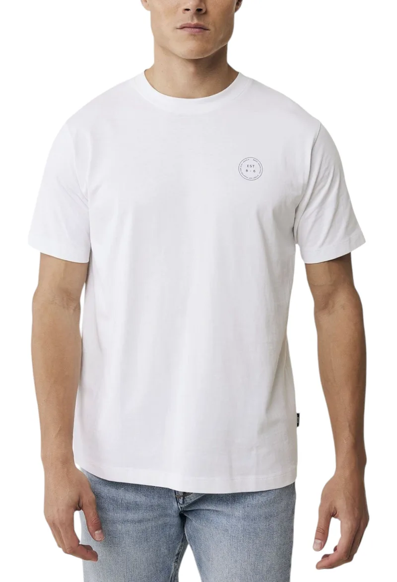 Μπλούζα Κοντομάνικη Mexx T-shirt with back print SS MF007809441M-White Ανδρικό