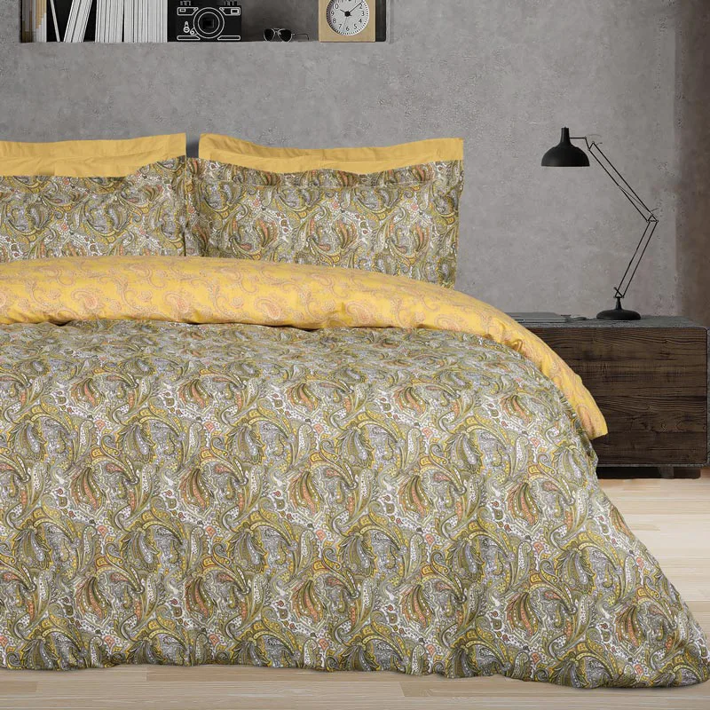 Σεντόνια Μονά Σετ Das Home Happy 9651 Ochre 170x260