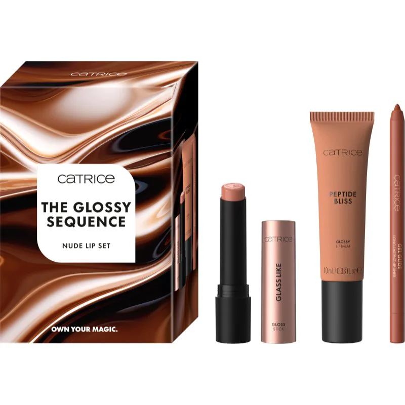 Catrice The Glossy Sequence Nude Lip Set σετ για τα χείλη