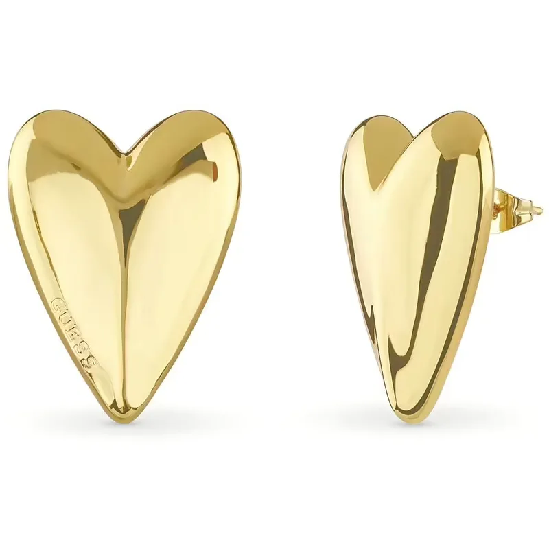 Guess Women's Earrings JUBE05341JWYG, 3CM, Χρυσό Stainless Steel