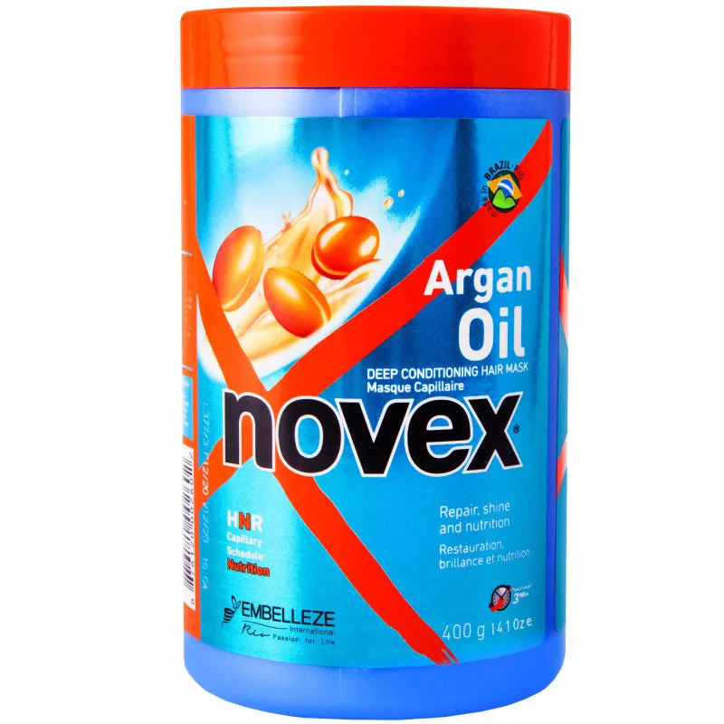 Intensive nourishing hair mask with argan oil NOVEX, 400 g