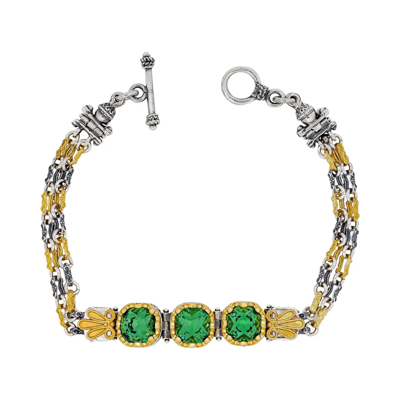 DIMITRIOS Ασημένιο Βραχιόλι Με Πέτρες Swarovski B437