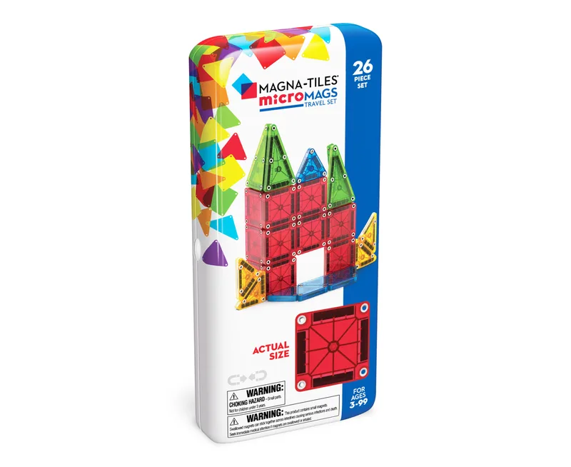 MAGNA Μαγνητικό Παιχνίδι 26 κομματιών microMAGS Travel Set