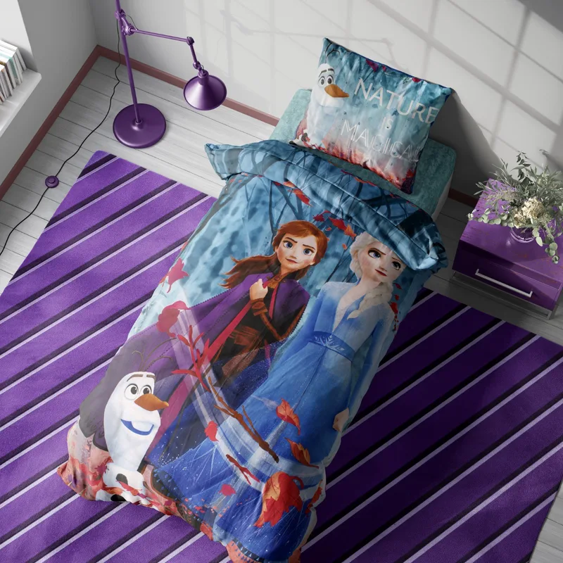 Σετ Παιδικά Σεντόνια Μονά 3 Τεμαχίων Disney Dimcol Frozen II 883 160x240