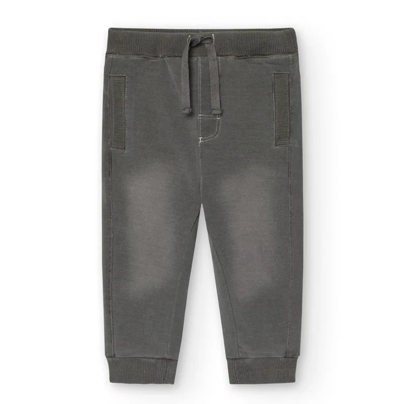 Παντελόνι φούτερ αγόρι Boboli-390248-GREY